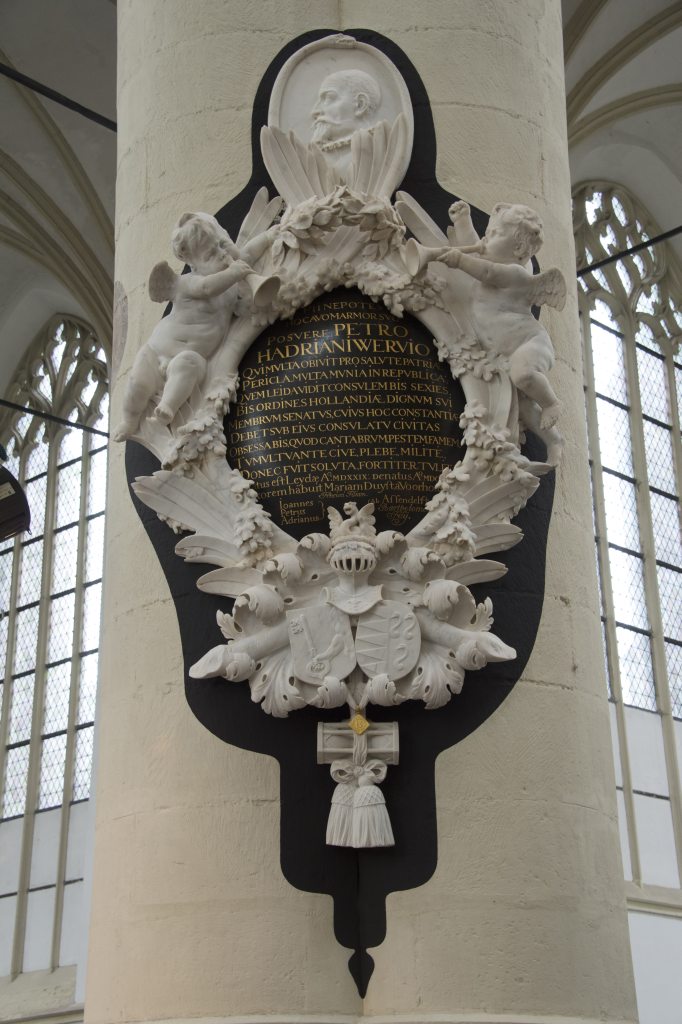 Leiden, prot gem Hooglandse Kerk Monument Vd Werff [011], 2015 2249.jpg