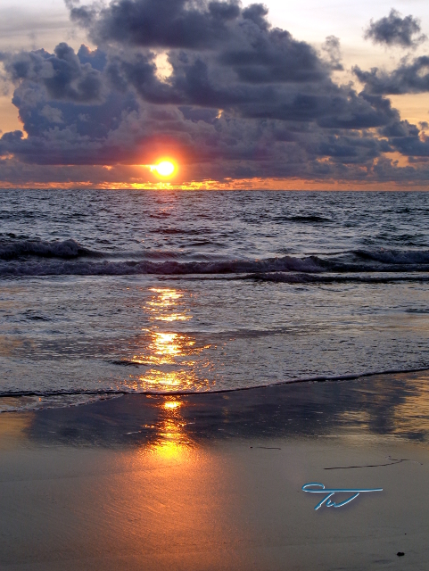 Natai Beach, Sunset