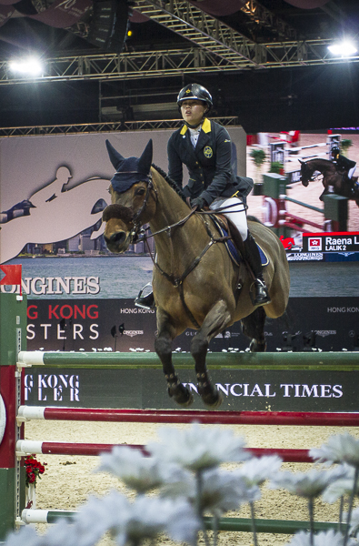 Raena Leung of Hong Kong rides Lalik 2 