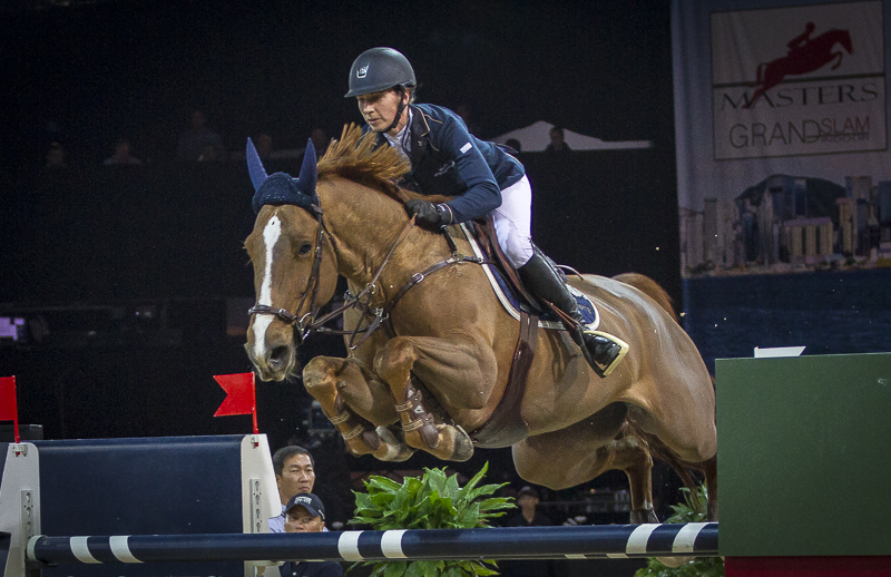 Katharina Offel of Ukraine rides Pin Up Ouistreham