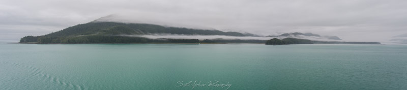 Harbor Island Holkham Bay Alaska Panorama