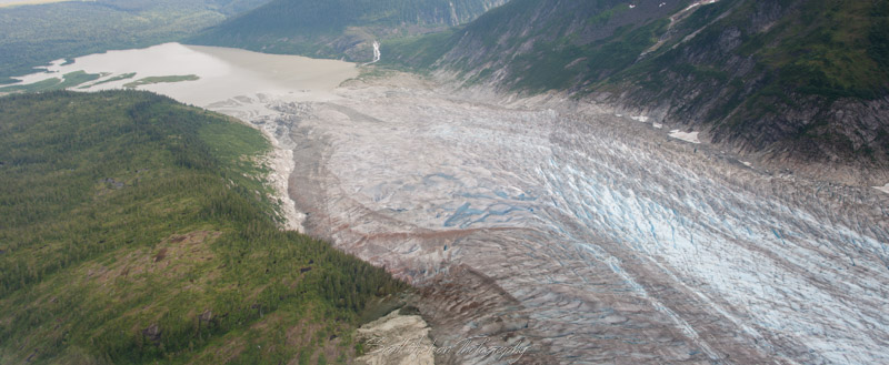Norris Glacier Near Oona Lake and Dead Branch Glacier