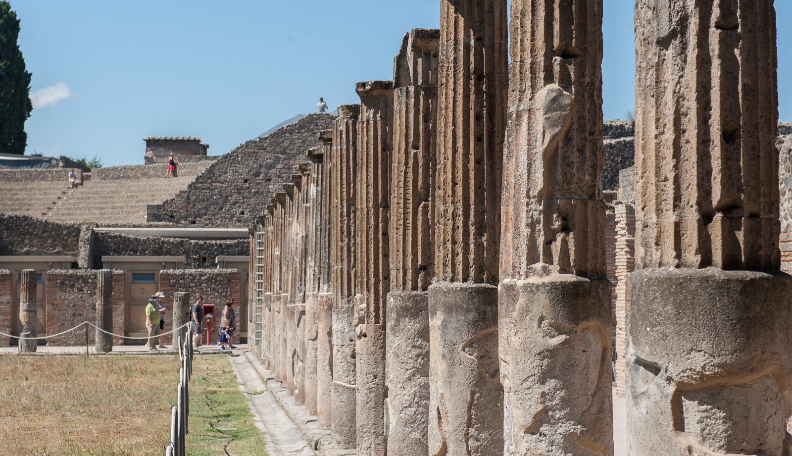 Pillars and Courtyard