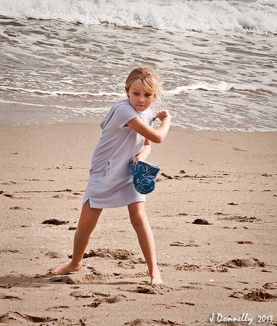 Throwing a Stick.... She Was Very Determined