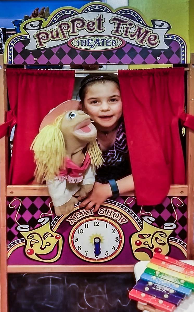 Reagan finds a puppet theater