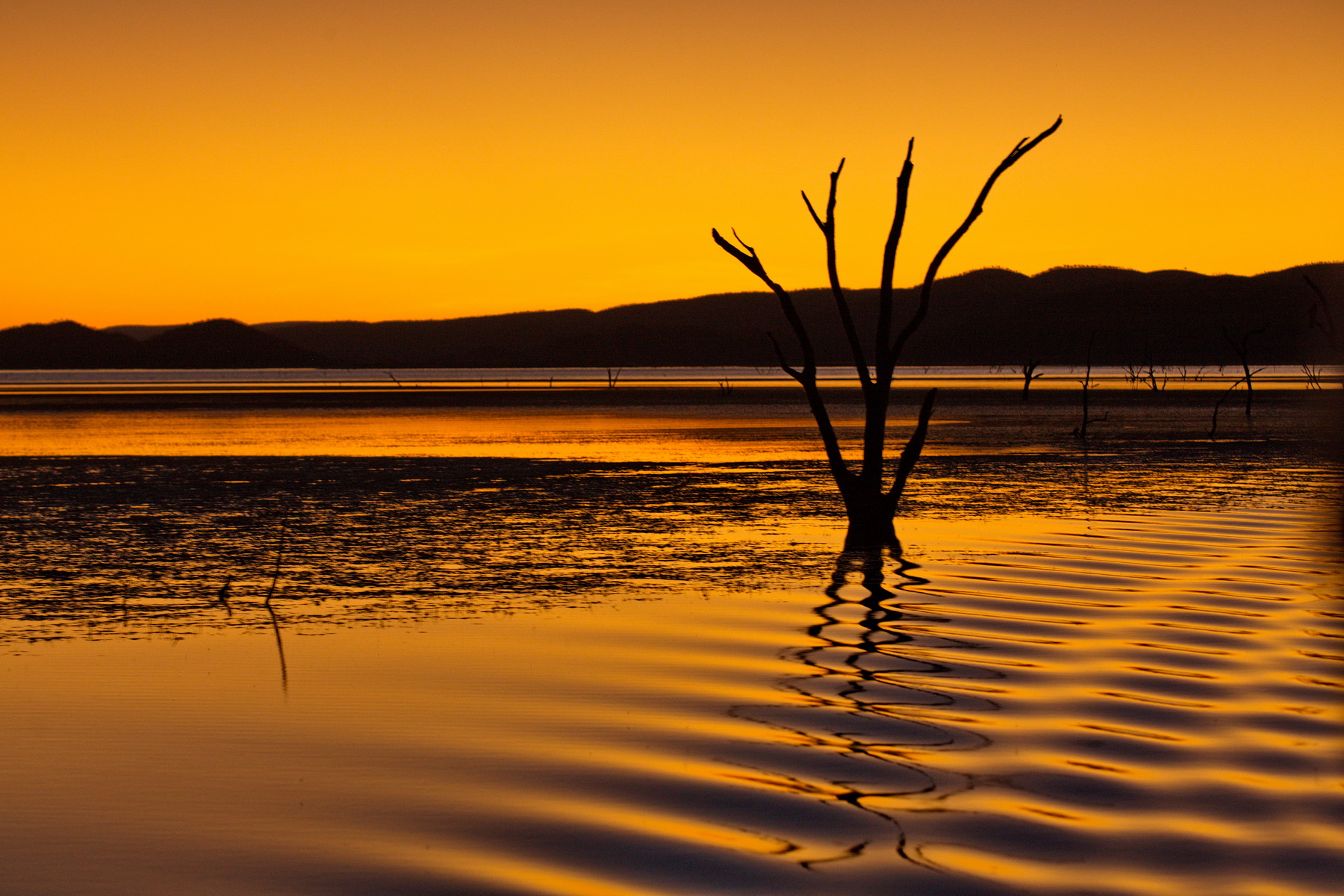 Sunset - Lake Argyle