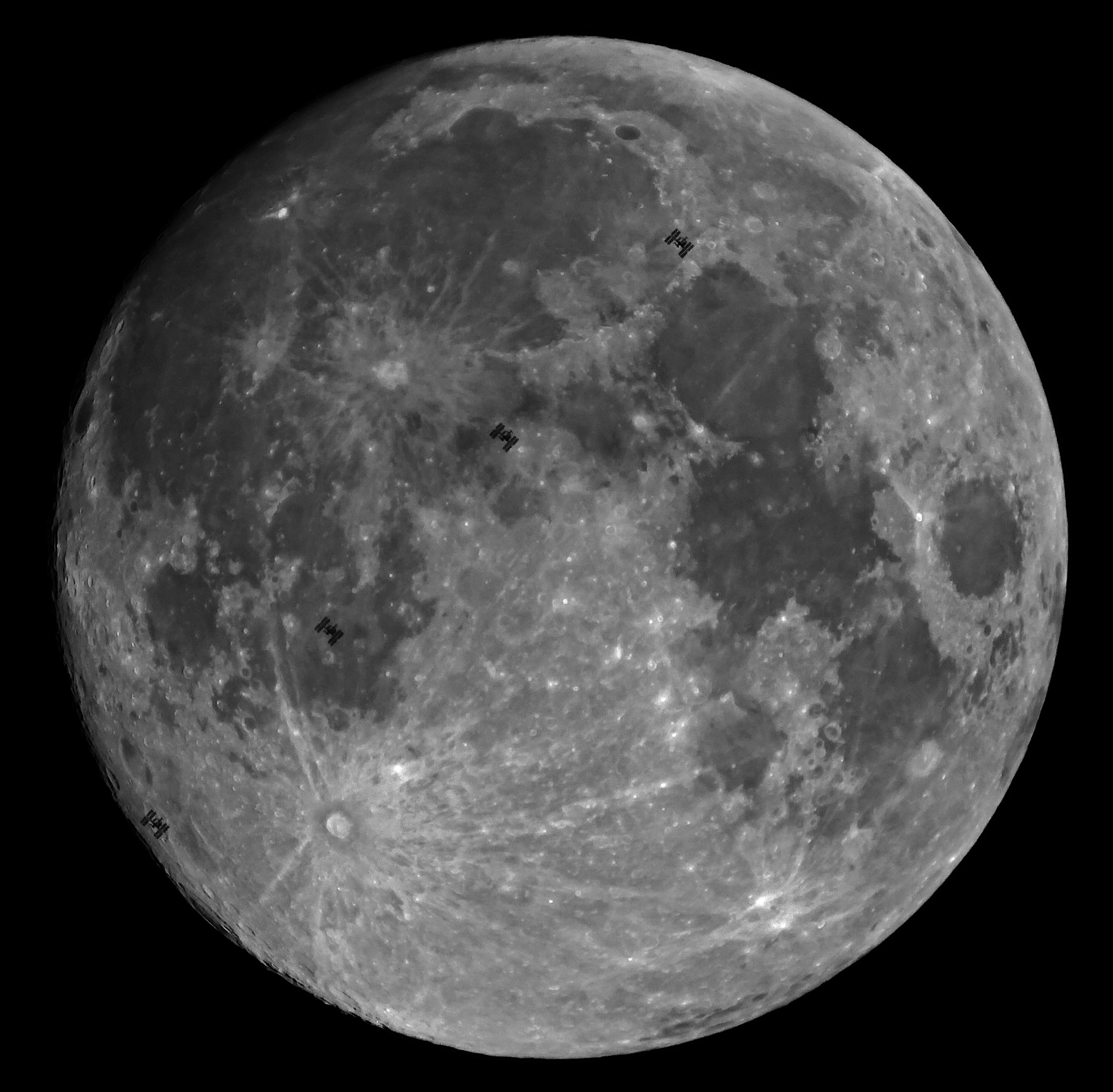ISS Transit: October 17, 2013 - 100% scale, full disc