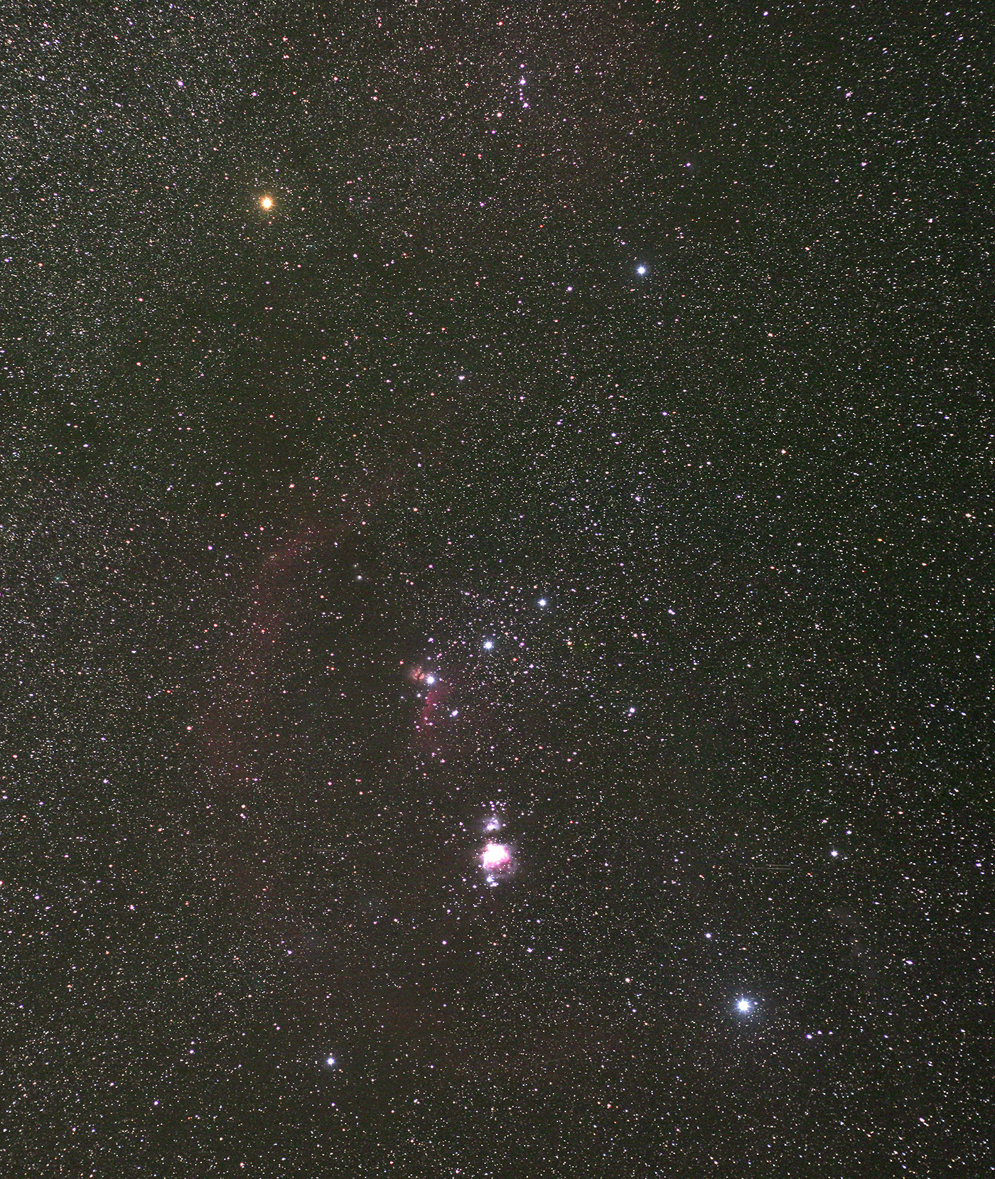 Orion - Two 50mm images mosaic, 20Da