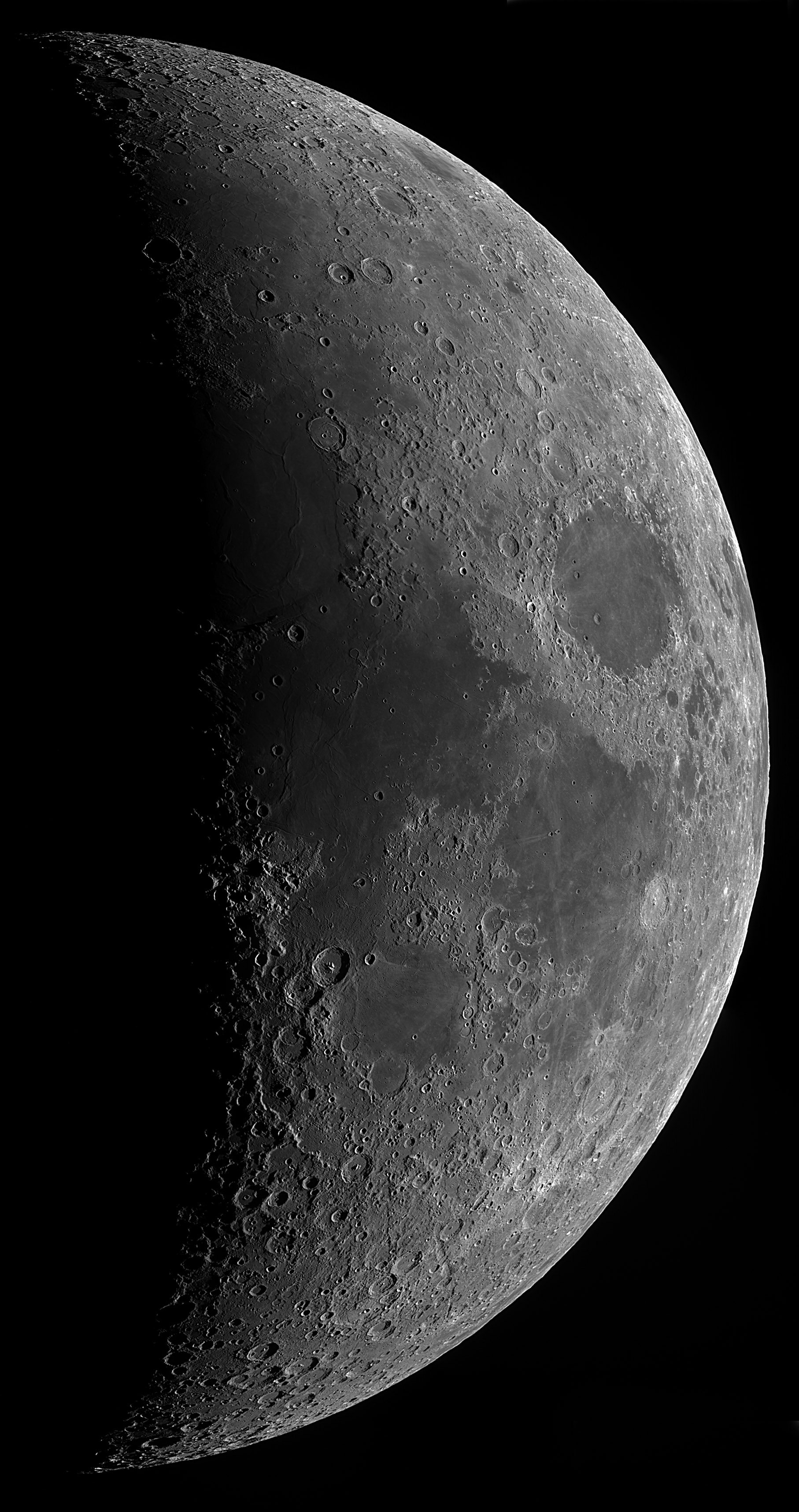 Moon Mosaic: 10 Prime Focus, 4/6/14