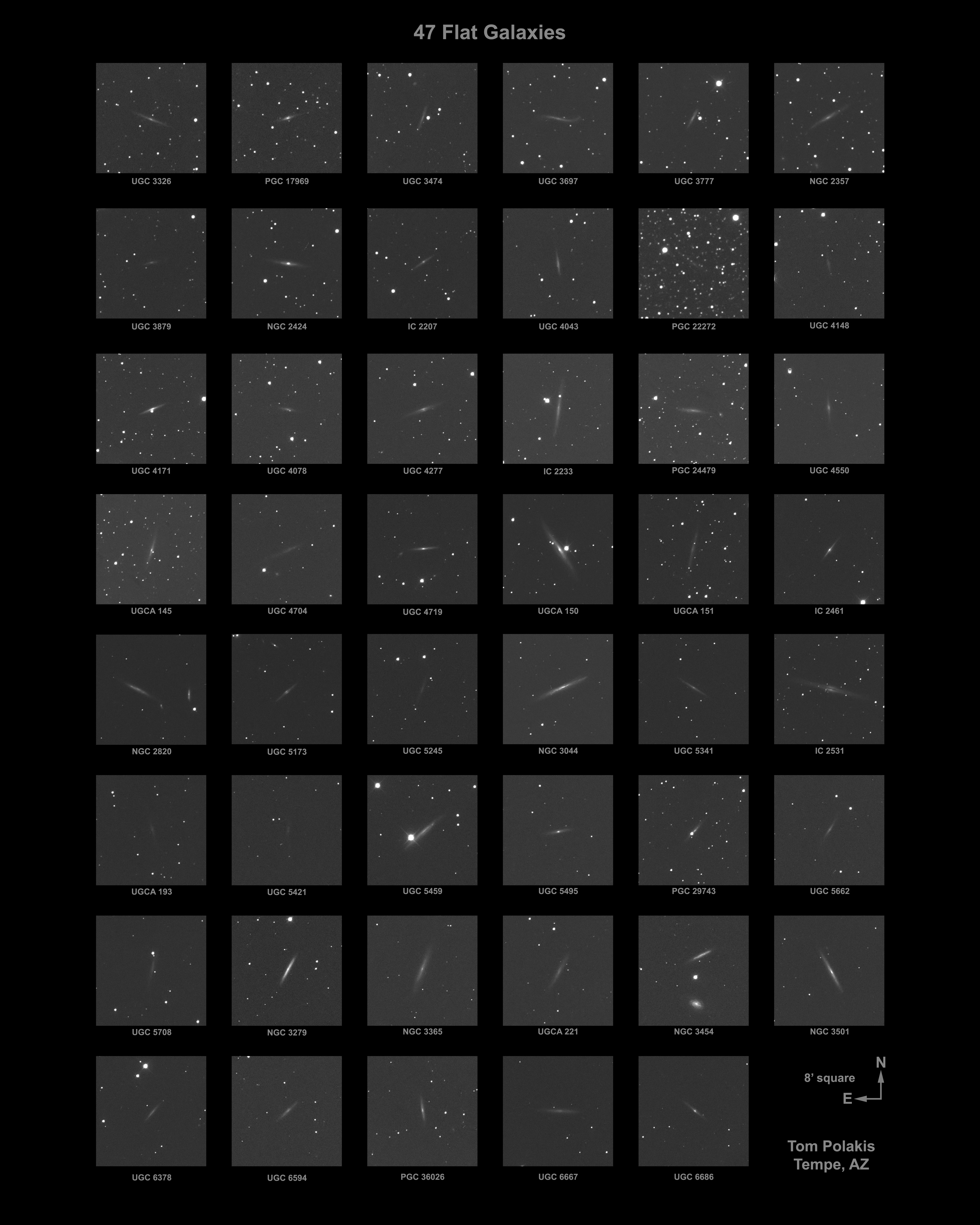 47 Flat Galaxies -- March 13, 2016