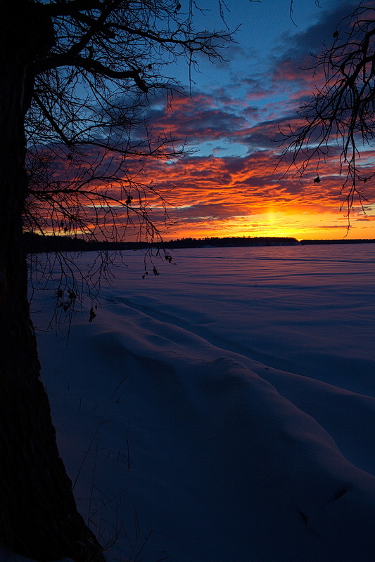 Sunrise over Lake Bemidji