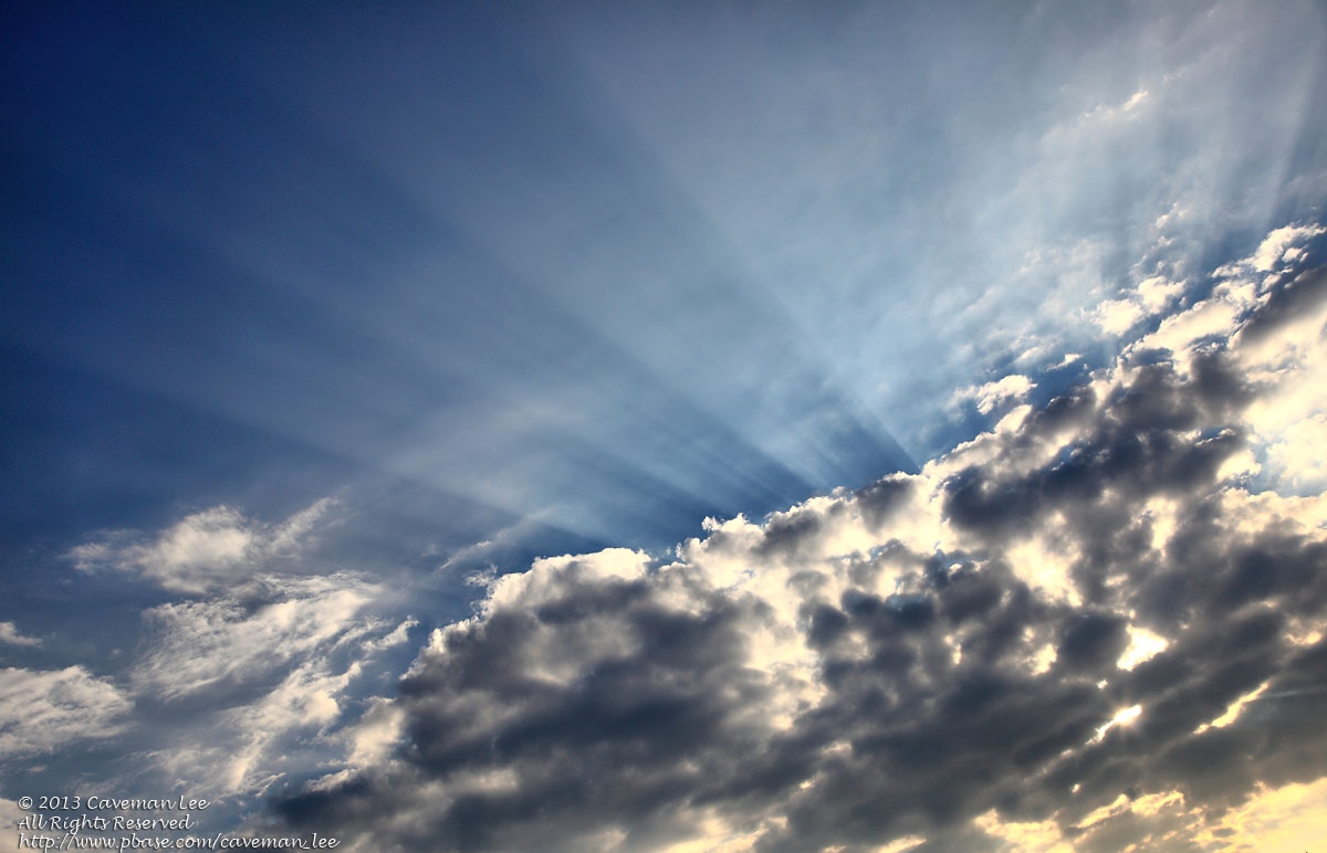 Crepuscular Rays over Berlin