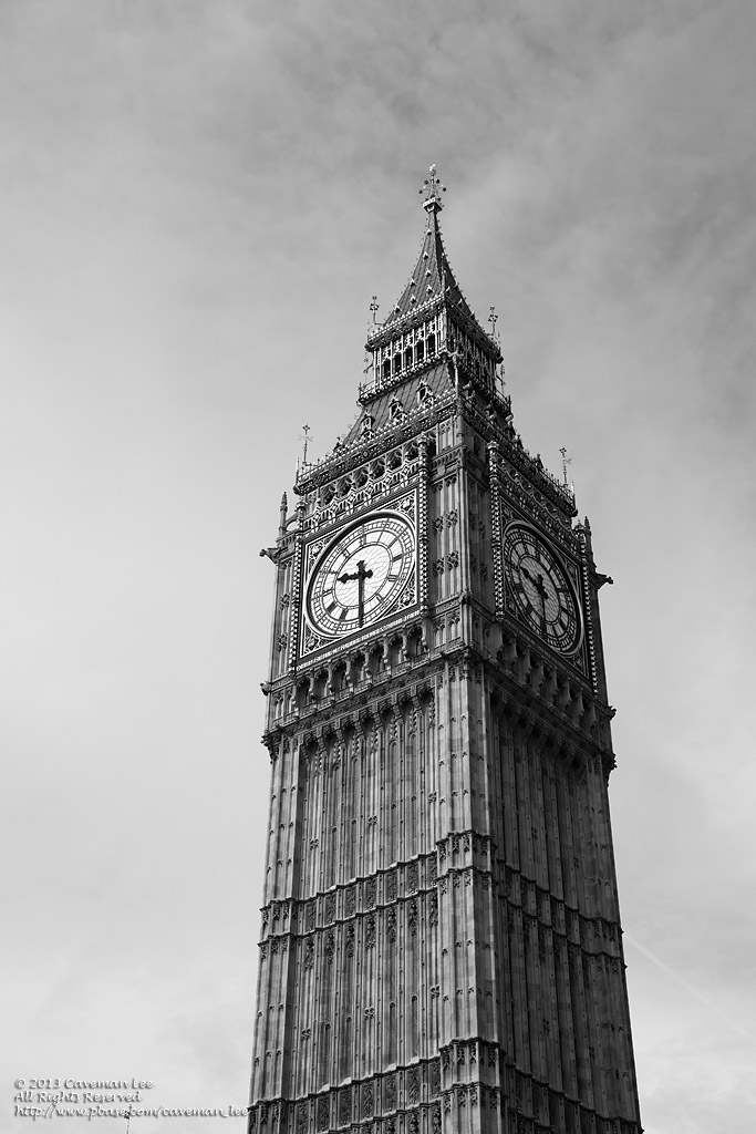 Big Ben in B&W