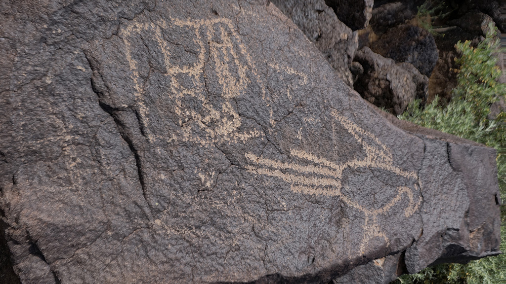 Petroglyph Nat Park HDR<BR>Rx10<BR><BR>Raw files converted to Jpg and blended. Then Processed in Photoshop)
