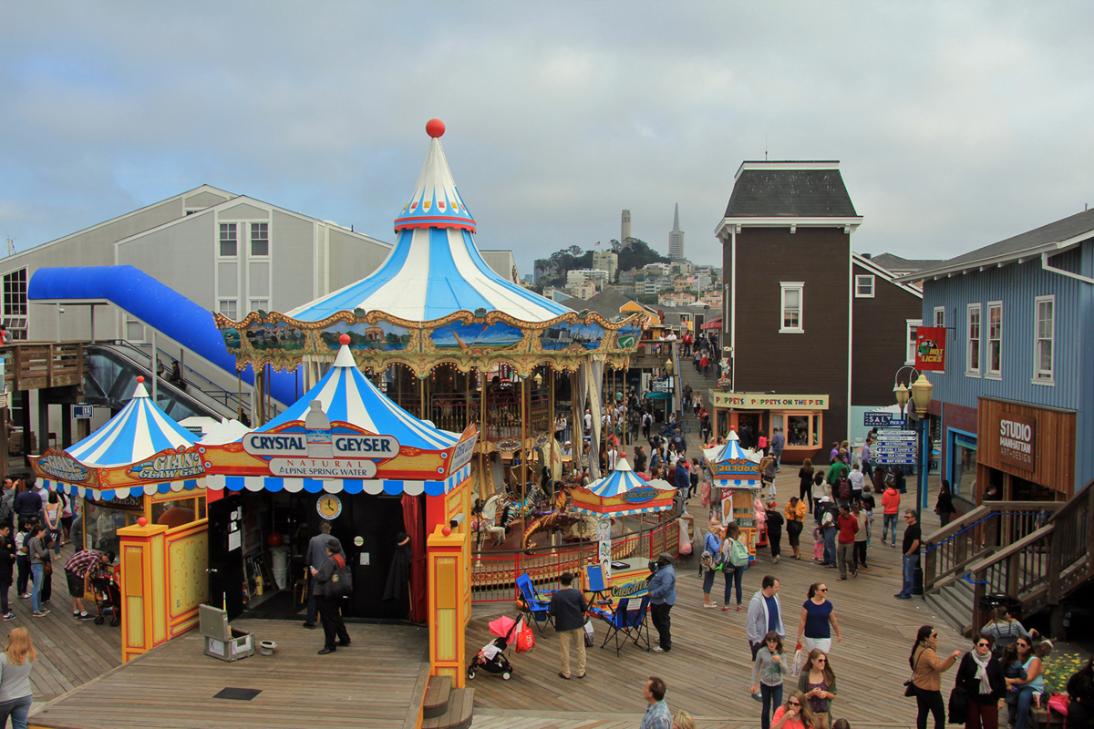 The famous Pier 39