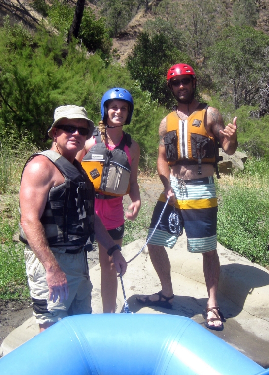 A Couple Guys and a Girl at Cache Creek