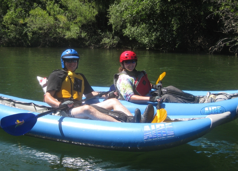 Craig and Kendra Milner on the American River