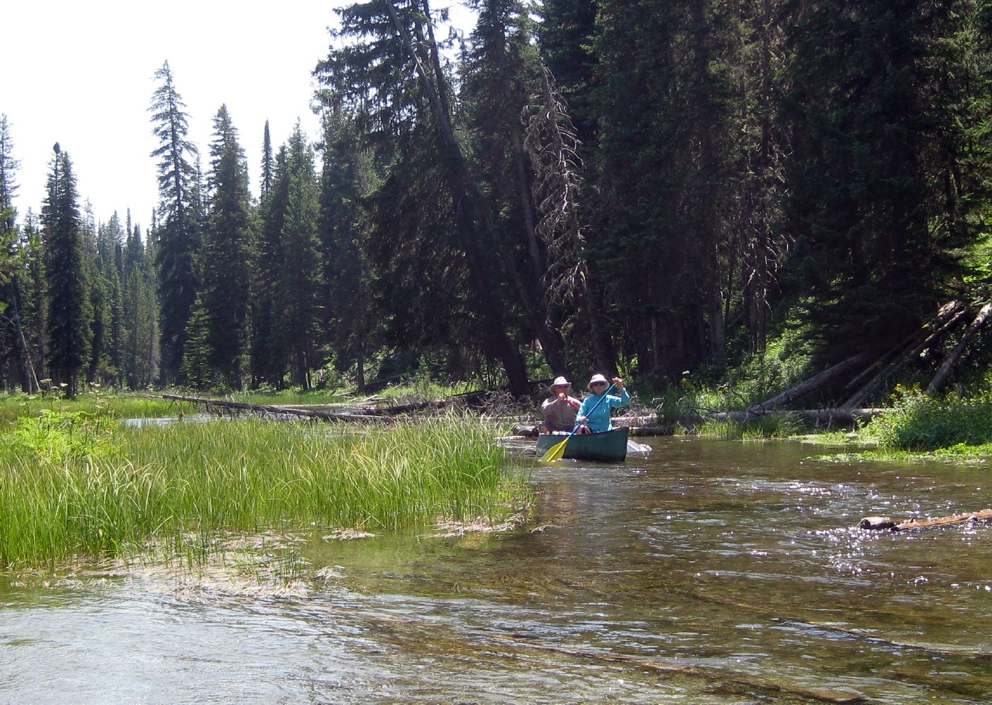 Evan Massaro and Britta Shafer on Idahos Buffalo River