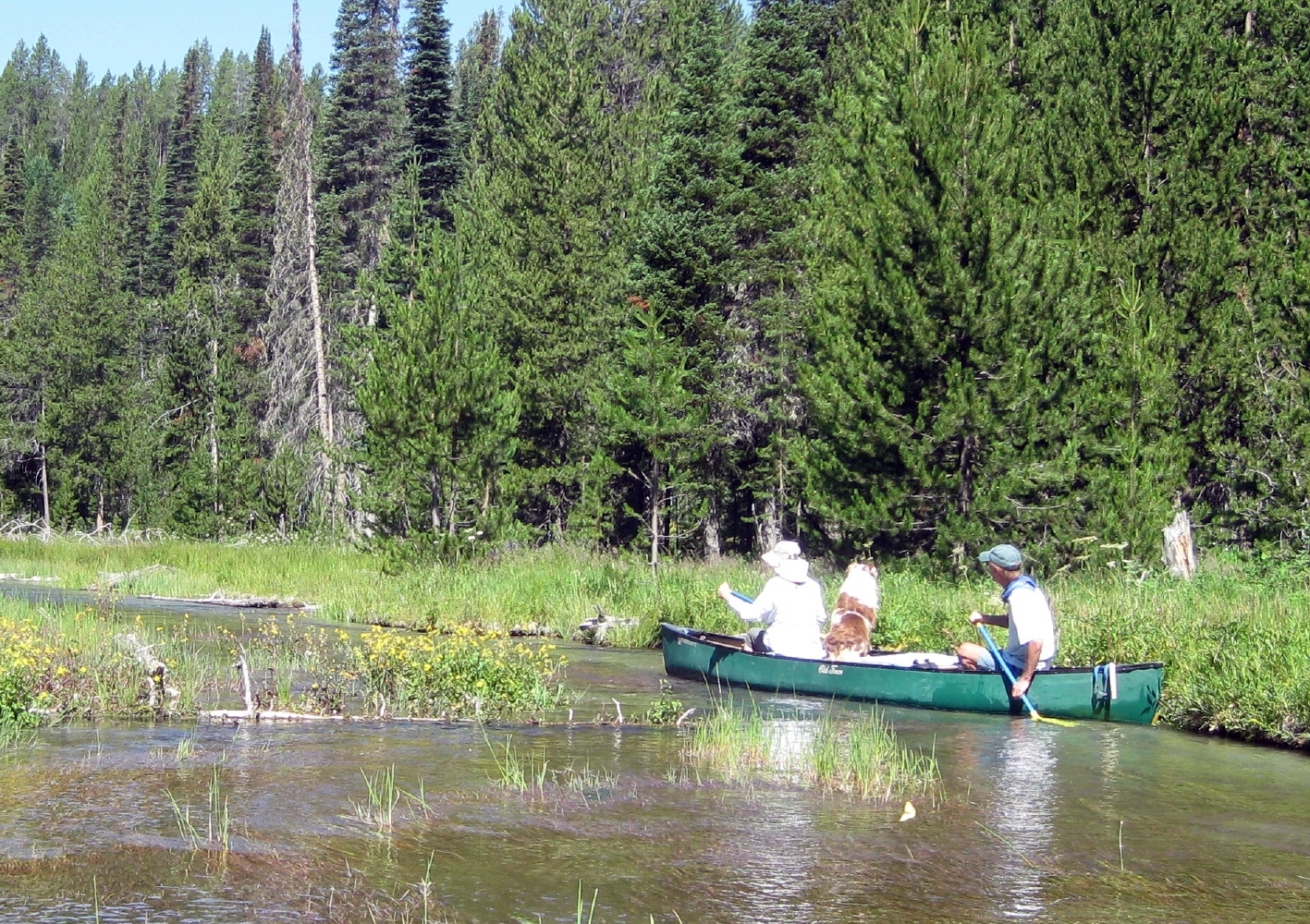 Lisa and Larry on Idahos Buffalo River