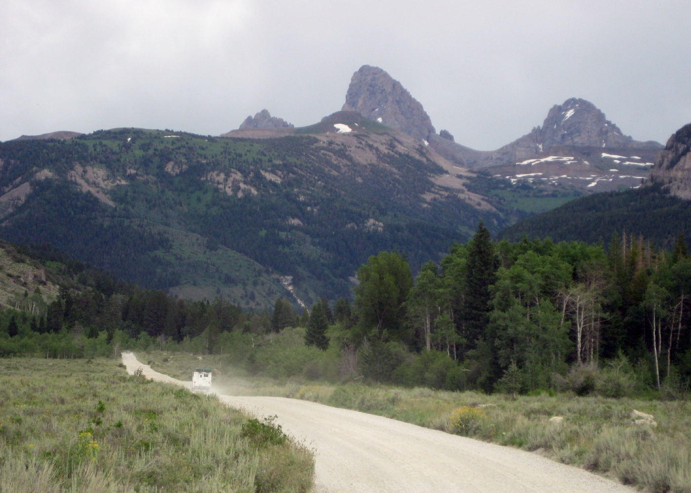The Tetons Viewed from the West