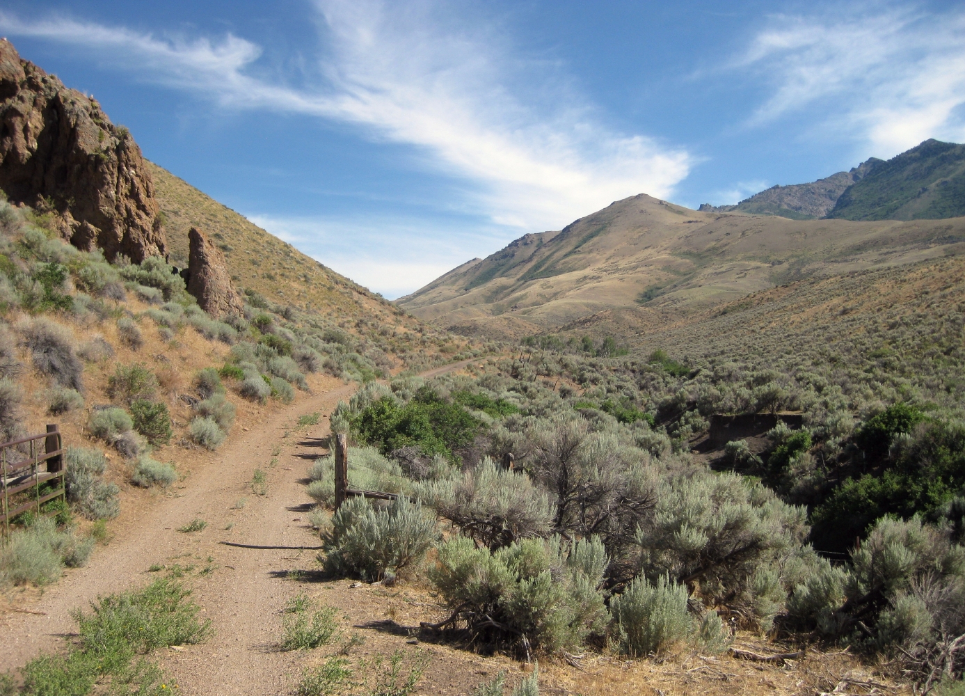 Evan Takes the Shortcut to the Campground at Angel Lake
