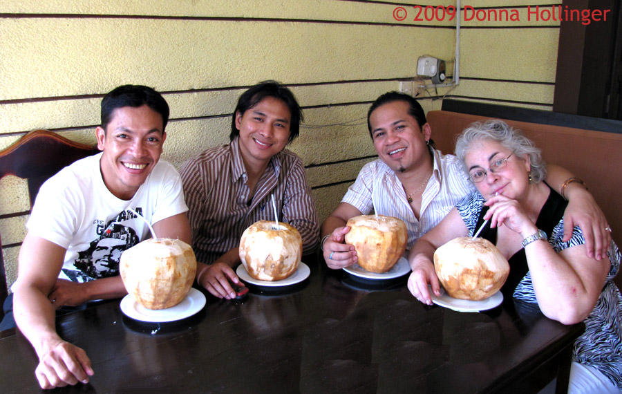 Coconuts! Sethi, Polin, Tony and Carolyn