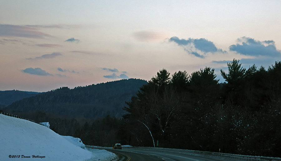 Driving Up Through New Hampshire