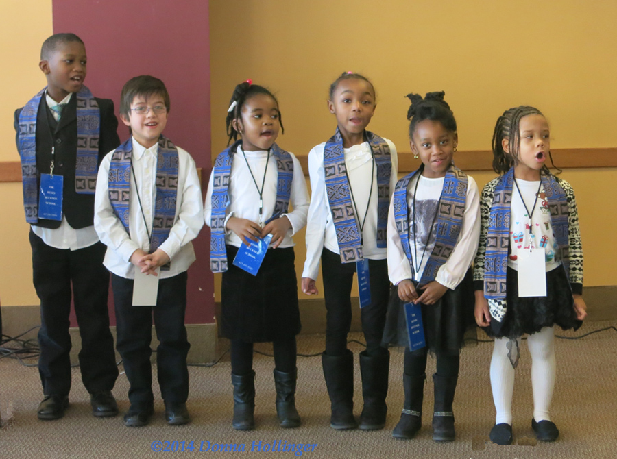 School Children Performing at Mount Auburn Hospital