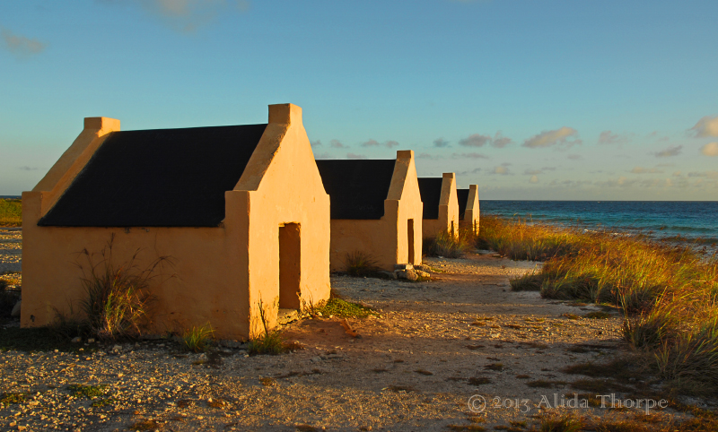 red huts Bonaire