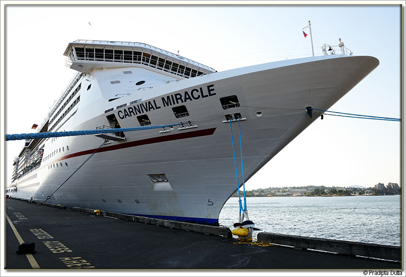 Docked ship