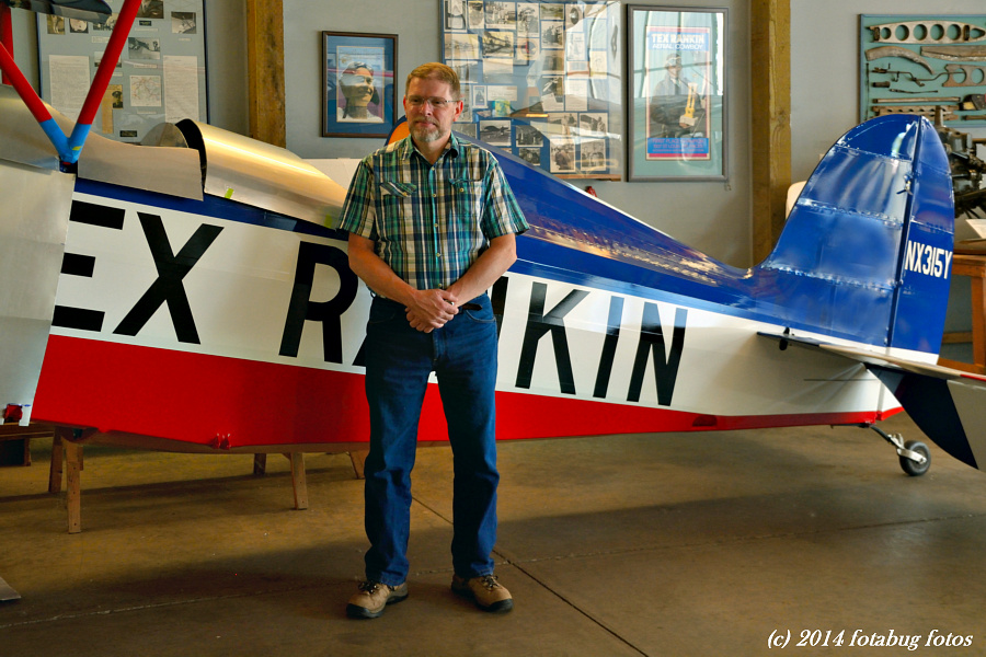 Dale With Tex Rankins Plane
