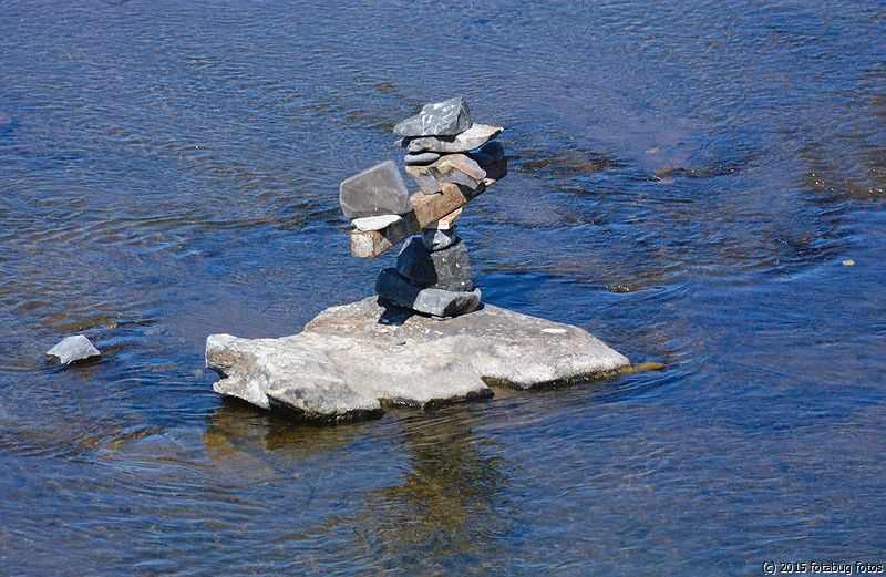 River Rock Sculpture
