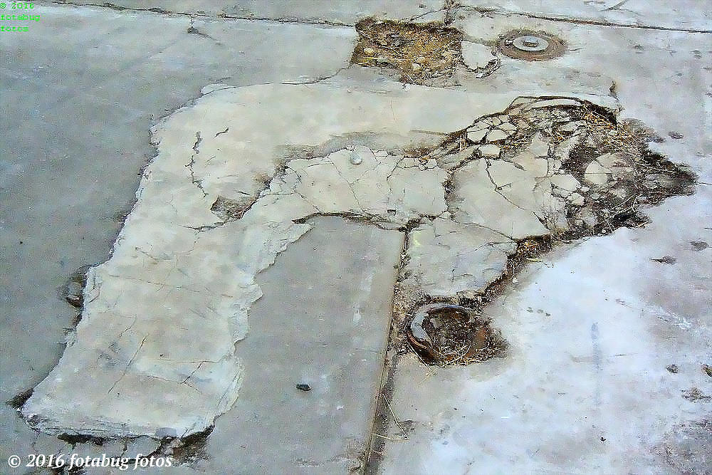 Repairs that looked a bit like art to me.  :)