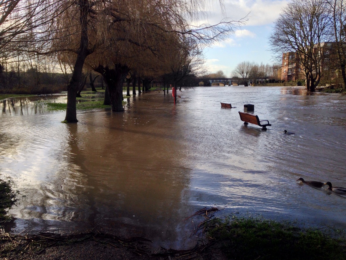 And I didnt have my wellies on