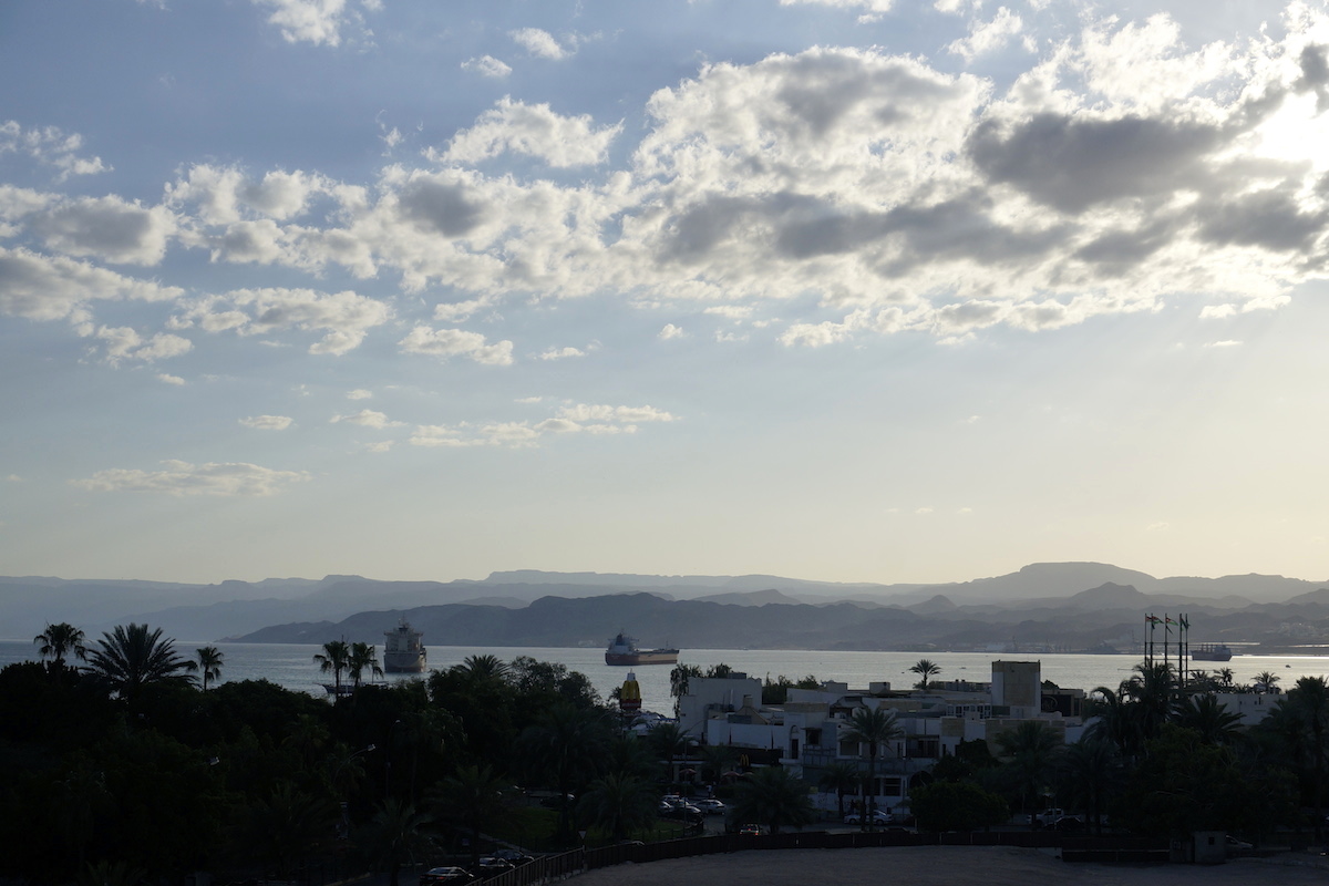 and then our day ends, back at Aqaba