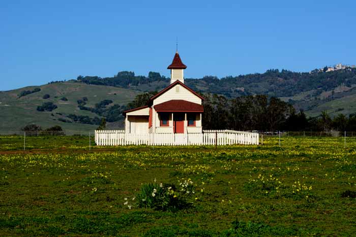 in original Hearst Castle village,San Simeon,CA