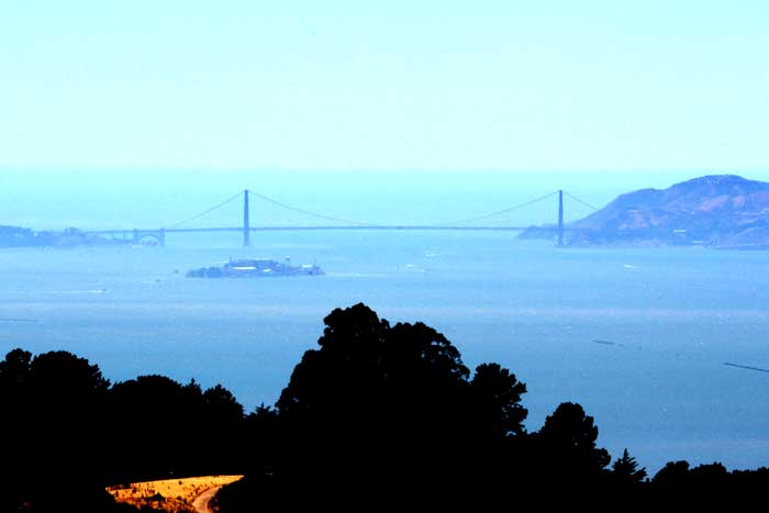 The Rock and The Bridge after the fog