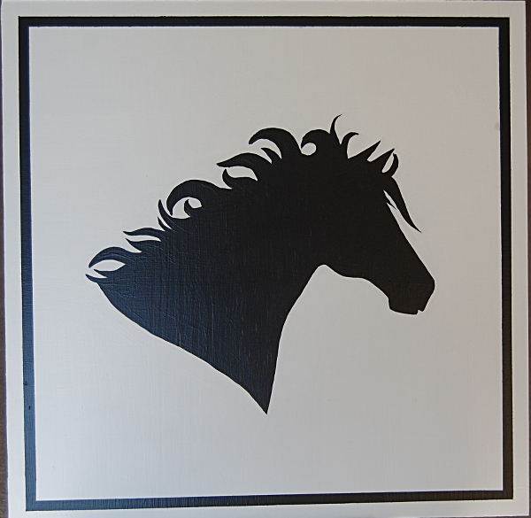 Horse head, 2 x 2         8-2016