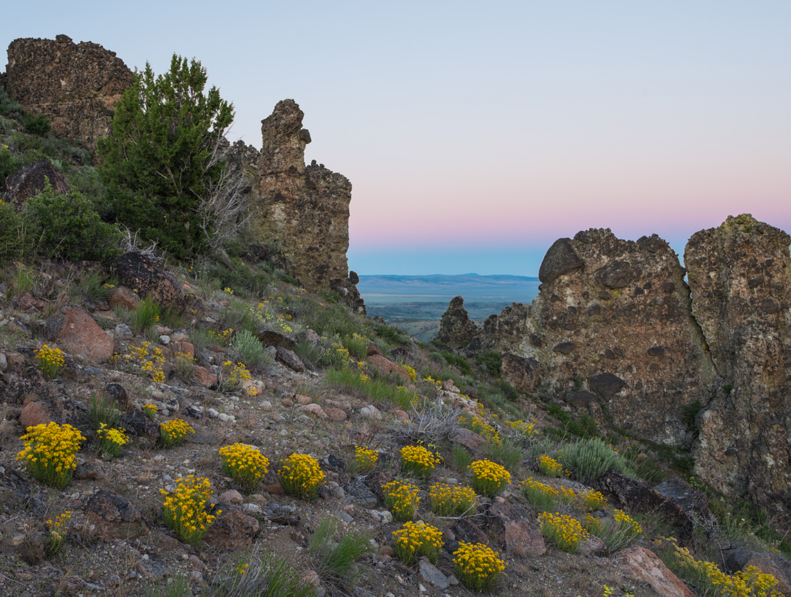 Hampton Buttes sunset