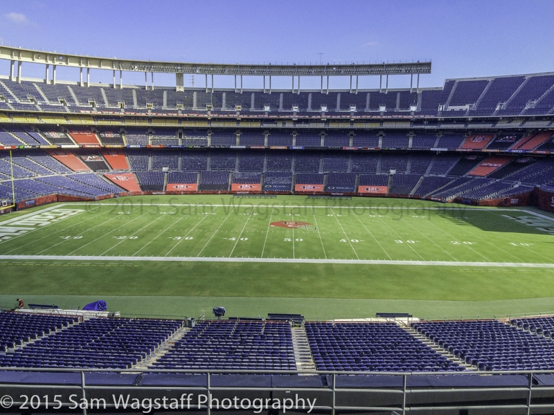 Qualcomm Stadium before the Aztecs Football Game at the 50 yard line on the Club Level.