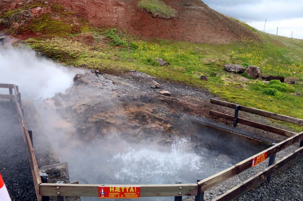 Deildartunguhver, the countrys largest geothermal spring