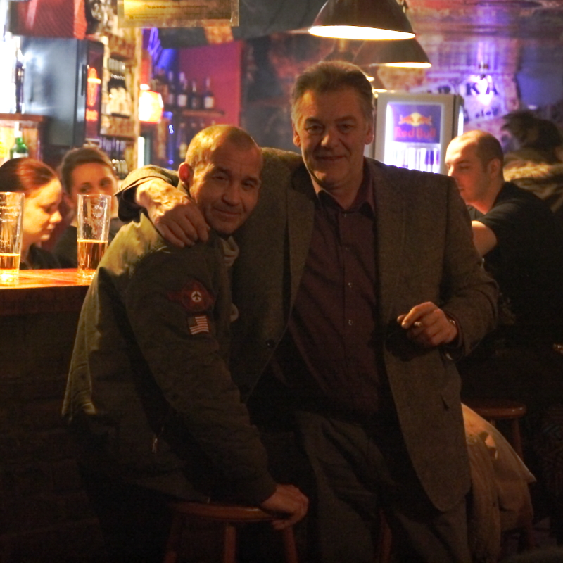 In a bar