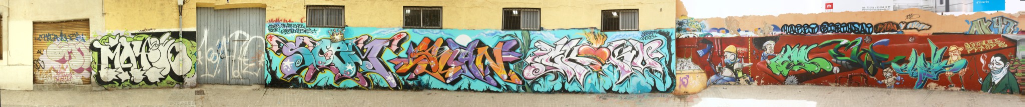 pan11 linear graffiti wall a
