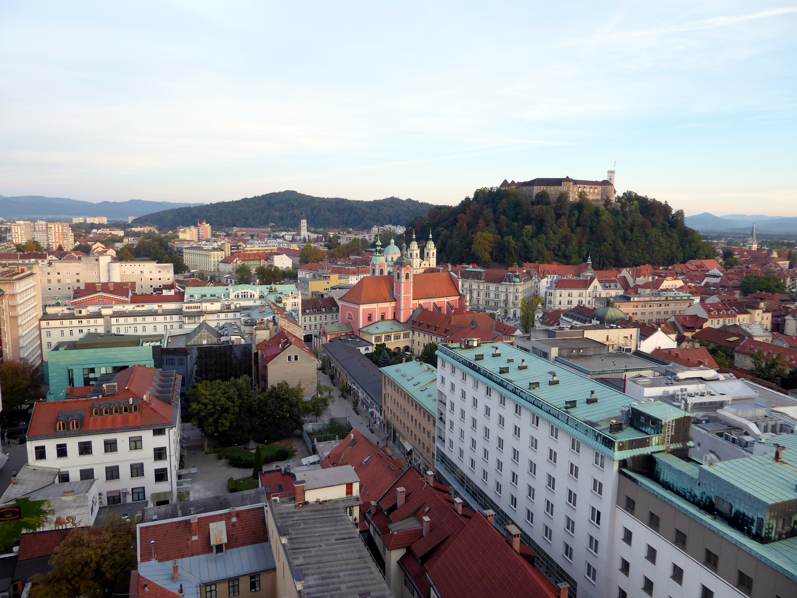 City View from a Top  Skyscraper (Neboticnik)