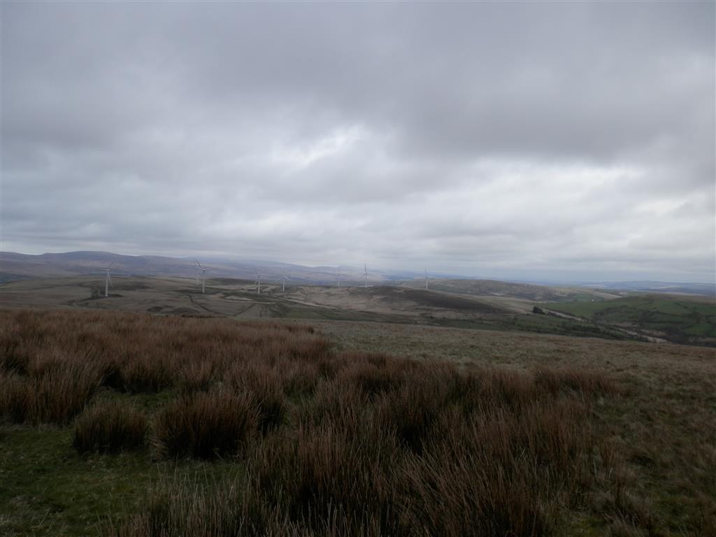 There is sunshine on distant hills, perhaps it will make its way across here