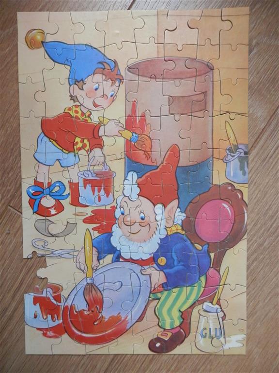 incomplete 80 piece puzzle