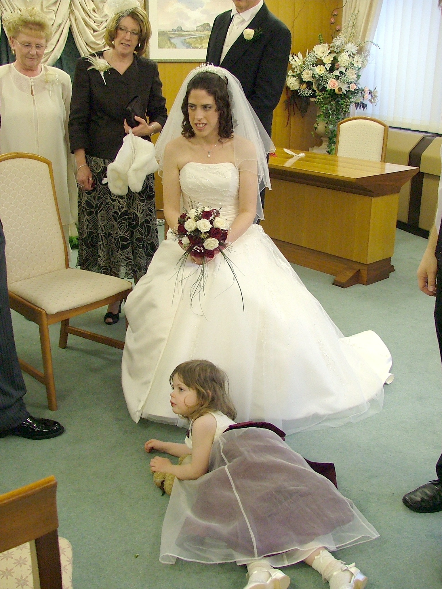 Clare Davies and Darren Mogridges wedding
