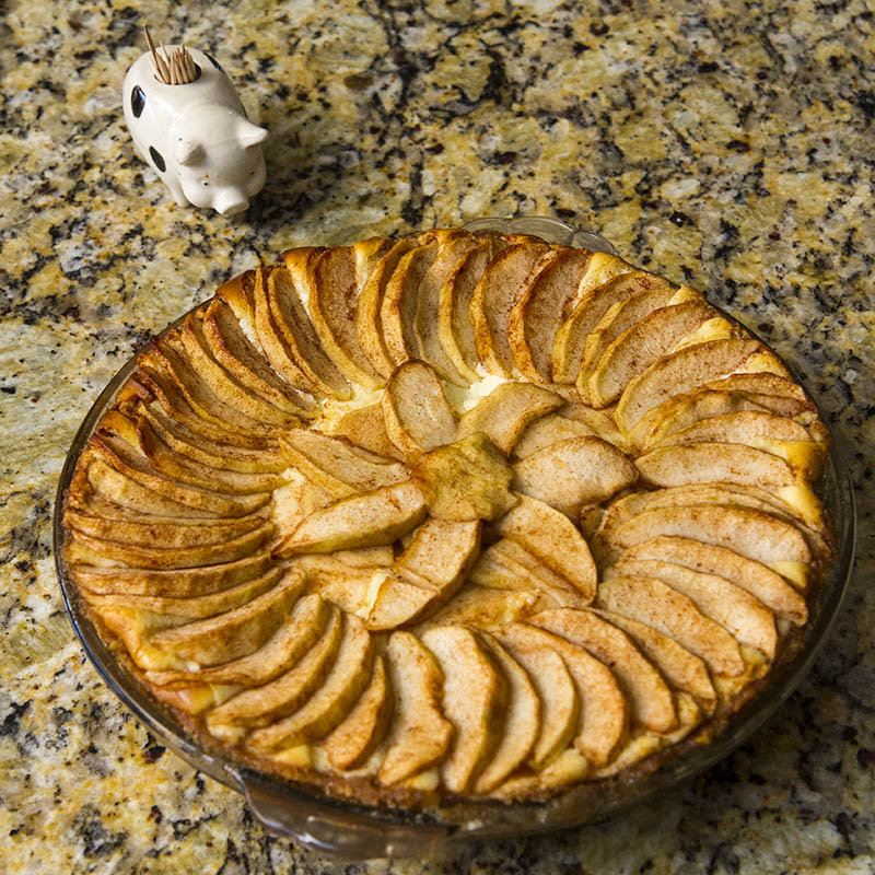 Apple Cheesecake.