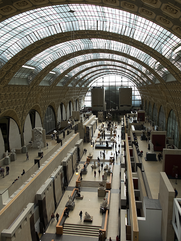 Orsay Museum (made from a converted train station)