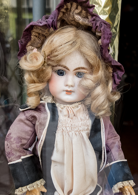 Doll in Antique Store Window